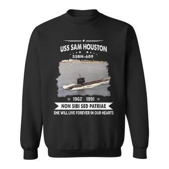 Uss Sam Houston Ssbn Sweatshirt - Monsterry