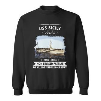 Uss Sicily Cve Sweatshirt - Monsterry CA