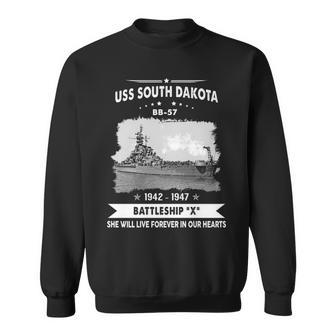 Uss South Dakota Bb Sweatshirt - Monsterry UK