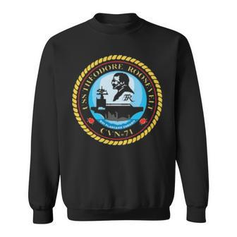 Uss Theodore Roosevelt Cvn V2 Sweatshirt - Monsterry