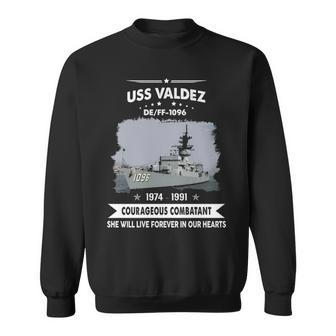 Uss Valdez Ff 1096 De Sweatshirt - Monsterry CA