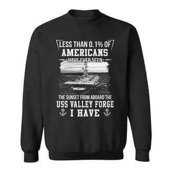 Uss Valley Forge Cv 45 Lph 8 Sunset Sweatshirt - Monsterry AU