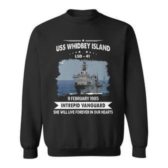 Uss Whidbey Island Lsd V2 Sweatshirt - Monsterry