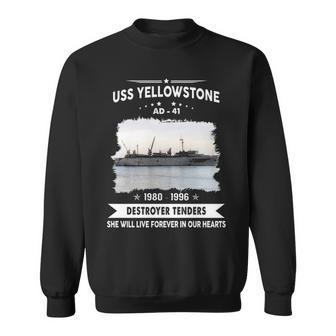 Uss Yellowstone Ad Sweatshirt - Monsterry