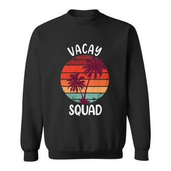 Vacay Squad Graphic Design Printed Casual Daily Basic Sweatshirt - Thegiftio UK