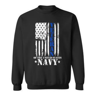 Veteran Of The United States Navy Flag Sweatshirt - Monsterry UK