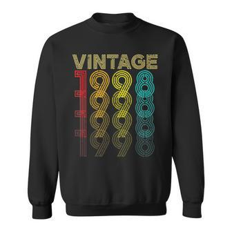 Vintage 1998 Funny 24 Years Old Men And Women 24Th Birthday Sweatshirt - Seseable