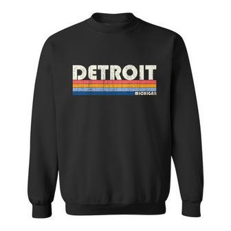 Vintage 70S 80S Style Detroit Mi Great Gift Sweatshirt - Thegiftio UK