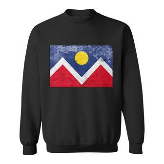 Vintage City Of Denver Colorado Flag Tshirt Sweatshirt - Monsterry