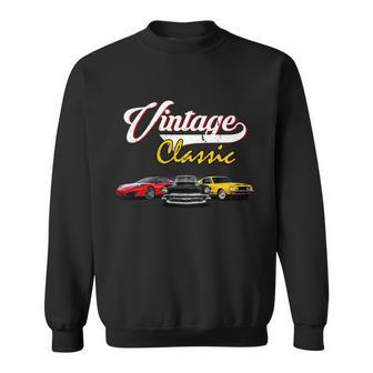 Vintage Classic Oldies Cars Tshirt Sweatshirt - Monsterry CA