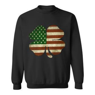 Vintage Clover Irish American Flag Tshirt Sweatshirt - Monsterry CA