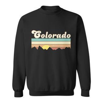 Vintage Colorado Mountain Sunset Sweatshirt - Monsterry DE