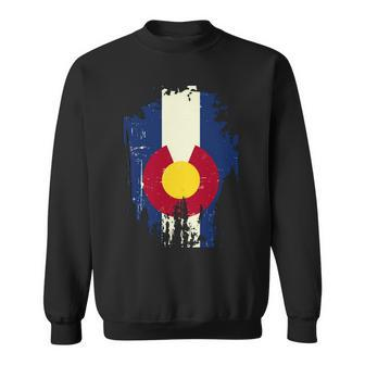Vintage Colorado State Upside Down Flag Tshirt Sweatshirt - Monsterry