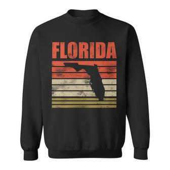 Vintage Florida State Map Sweatshirt - Monsterry AU