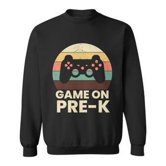 Vintage Game On Pre_K Back To School Sweatshirt - Monsterry CA