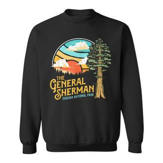 Vintage General Sherman Sequoia National Park Retro Graphic Sweatshirt - Thegiftio UK