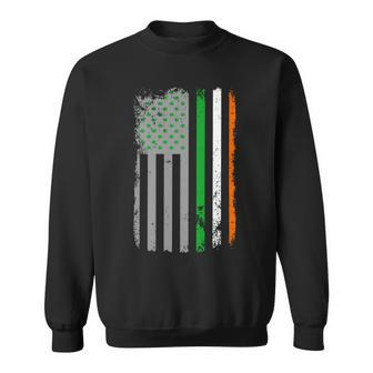Vintage Irish American Flag Sweatshirt - Monsterry CA