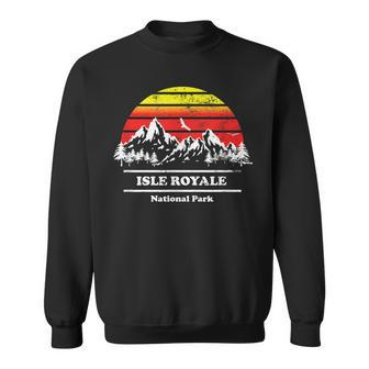 Vintage Isle Royale National Park Retro Sweatshirt - Thegiftio UK