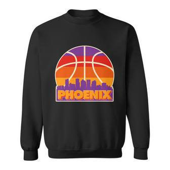 Vintage Phoenix Basketball Skyline Logo Sweatshirt - Monsterry