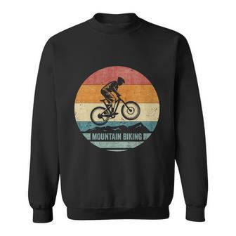 Vintage Retro Downhill Mountain Bike Mtb Mountain Biking Gift Sweatshirt - Thegiftio UK