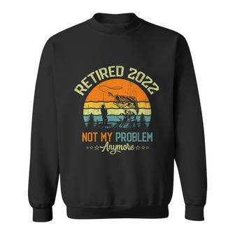 Vintage Retro Retirement Gifts Fishing Lovers Retired Sweatshirt - Monsterry