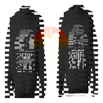 Vintage Sunset Retro Style Squirrel Hunting Squirrel Slayer V2 Sweatshirt - Thegiftio