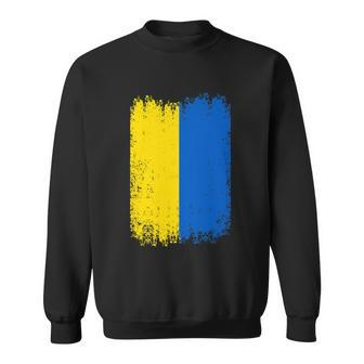 Vintage Ukraine Ukrainian National Flag Patriotic Ukrainians Sweatshirt - Monsterry
