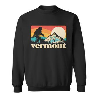 Vintage Vermont Bigfoot Sasquatch Wilderness Sweatshirt - Monsterry AU