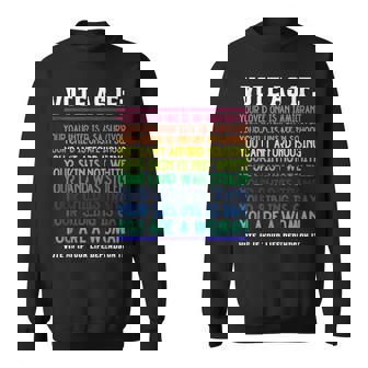 Vote As If Your Life Depends On It Human Rights Sweatshirt - Thegiftio UK