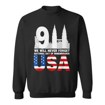 We Will Never Forgetnational Day Of Remembrance Patriot 911 Sweatshirt - Thegiftio UK