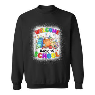 Welcome Back To School Cute Teacher Students First Day Sweatshirt - Thegiftio UK