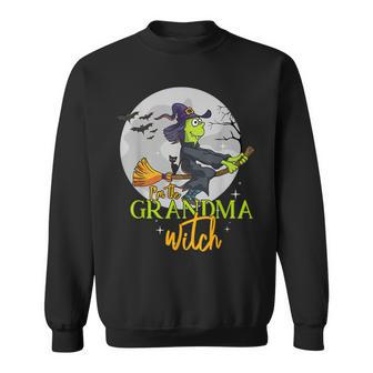 Witch Grandma Halloween Apparel - Grandma Halloween Sweatshirt - Seseable