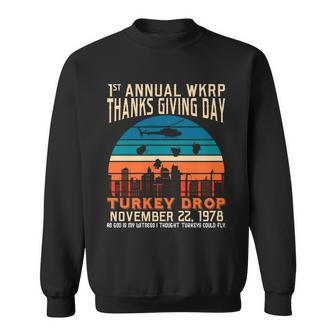 Wkrp Turkey Drop V2 Sweatshirt - Monsterry