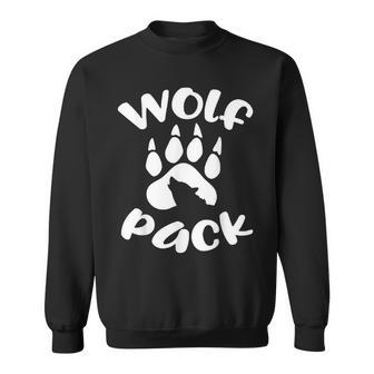 Wolf Pack Wolf Family Matching Men Women Sweatshirt Graphic Print Unisex - Thegiftio UK