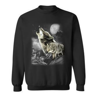 Wolf Wilderness Tshirt Sweatshirt - Monsterry UK