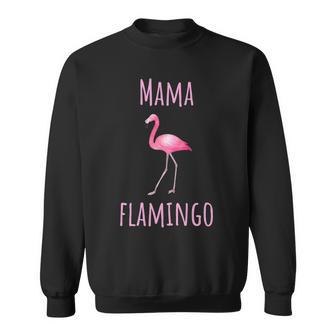 Womens Flamingo Mama Mom Mothers Day Animal Lover Sweatshirt - Thegiftio UK