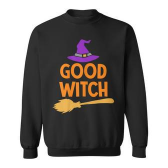 Womens Good Witch Women Halloween Funny Witch Halloween Sweatshirt - Seseable