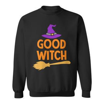Womens Good Witch Women Halloween Funny Witch Halloween V2 Sweatshirt - Seseable