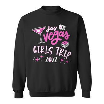 Womens Las Vegas Girls Road Trip 2022 Matching Bachelorette Party Sweatshirt - Thegiftio UK