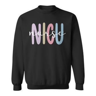 Womens Nicu Nurse Appreciation Neonatal Intensive Care Unit Sweatshirt - Seseable