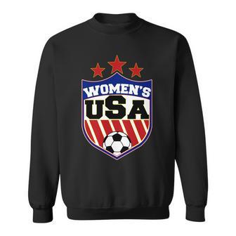 Womens Soccer Usa Emblem Sweatshirt - Monsterry CA