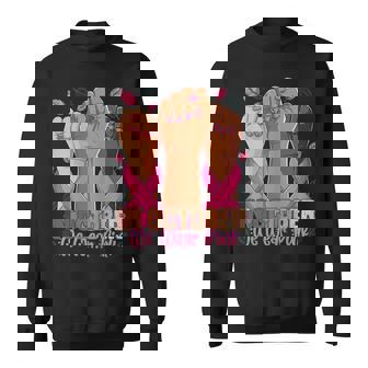 Womens Womens Breast Cancer Awareness Month In October We Wear Pink Men Women Sweatshirt Graphic Print Unisex - Thegiftio
