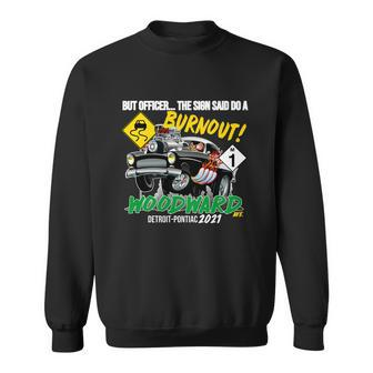 Woodward Ave 2021 Funny Burnout M Graphic Design Printed Casual Daily Basic Sweatshirt - Thegiftio UK