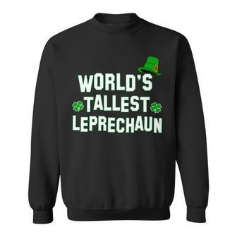 Worlds Tallest Leprechaun T-Shirt Graphic Design Printed Casual Daily Basic Sweatshirt - Thegiftio UK