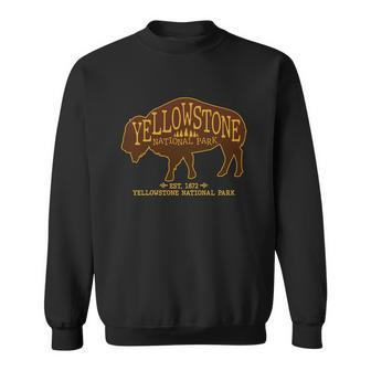 Yellowstone National Park Est 1872 Buffalo Logo Tshirt Sweatshirt - Monsterry CA