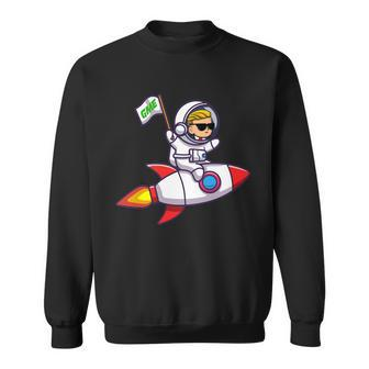 You Gme Stonk To The Moon Wsb Stock Market V2 Sweatshirt - Monsterry UK