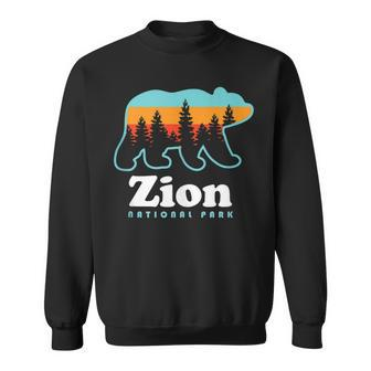 Zion National Park - Bear Zion National Park Sweatshirt - Thegiftio UK