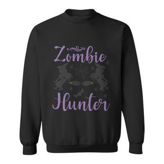Zombie Hunter Witch Halloween Quote Sweatshirt - Monsterry CA