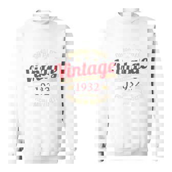 1932 Original Parts Vintage 90Th Birthday V2 Sweatshirt - Thegiftio UK