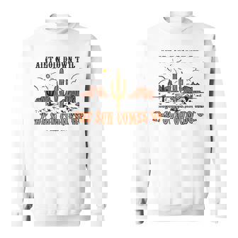 Aint Going Down Til The Sun Comes Up Men Women Sweatshirt Graphic Print Unisex - Thegiftio UK